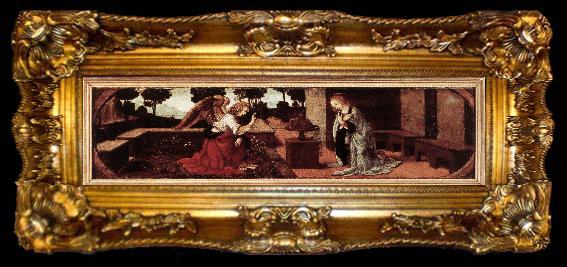 framed  LEONARDO da Vinci The Madonna of the Carnation (detail) sg, ta009-2